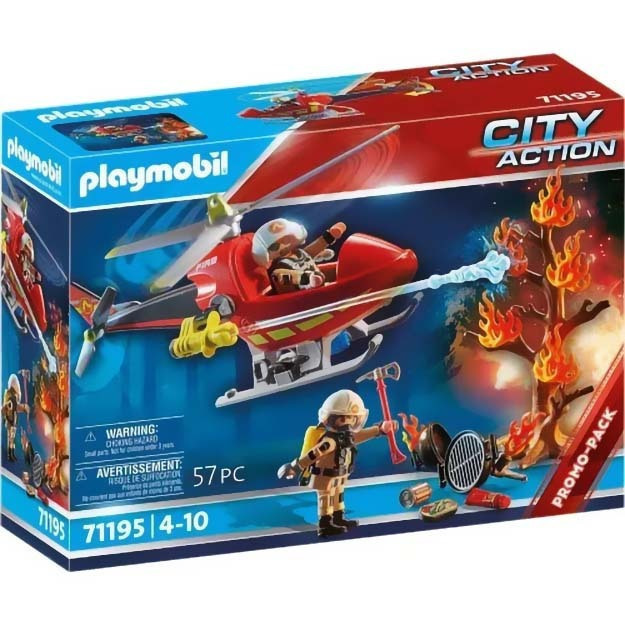 Playmobil City Action Ελικόπτερο Πυροσβεστικής - 71195