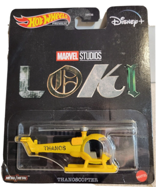 Hot Wheels Συλλεκτικά Αυτοκινητάκια Disney Marvel Loki Thanoscopter (DMC55) - HCP23