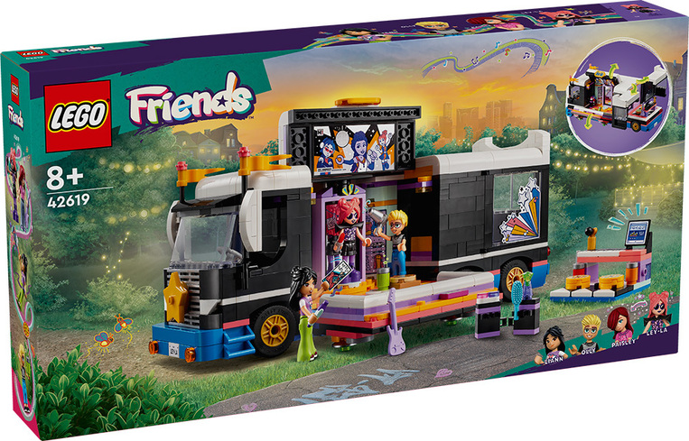 Lego Friends Pop Star Music Tour Bus - 42619