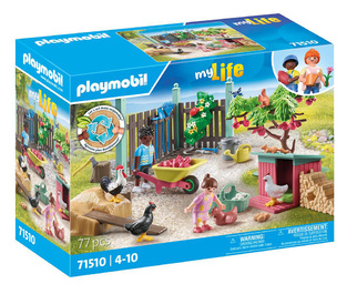 Playmobil City Life Κήπος Εξοχικού Σπιτιού Με Κοτέτσι - 71510