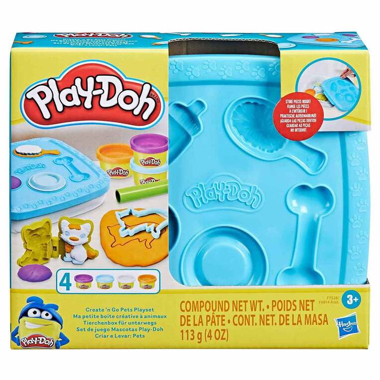 Play-Doh Create And Go Pets Playsets - F7528/F6914