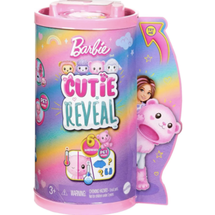 Barbie Chelsea Cutie Reveal Κούκλα Αρκουδάκι Cozy Cute Tees Series - HKR19