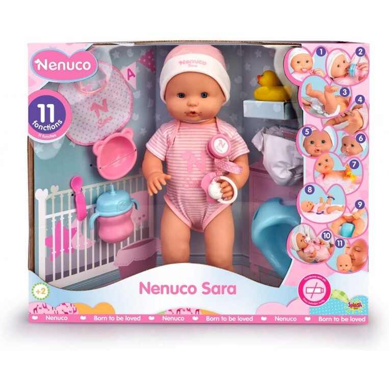 Nenuco Sara Κούκλα Σαν Αληθινό Μωρό Με 11 Λειτουργίες - 700015154