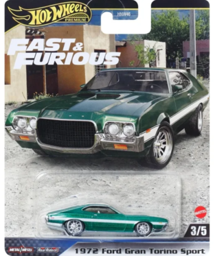 Hot Wheels Premium Fast & Furious 1972 Ford Gran Torino Sport - HYP72
