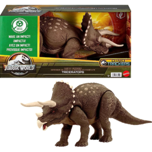 Jurassic World Dino Trackers Habitat Defender Triceratops - HPP88