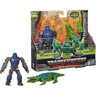 Transformers Rise Of The Beasts Movie, Beast Alliance, Combiners 2-Pack Optimus Primal And Skullcruncher - F4619/F3898