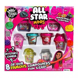 All Star Minis Fluffy Scented Slime 106gr Set 8pcs - 16912679