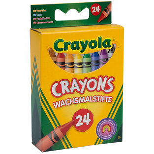 Crayola 24 Πολύχρωμες Κηρομπογιές - 02.0024