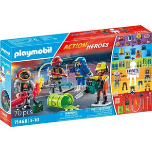 Playmobil City Action My Figures: Επιχείρηση Πυροσβεστικής - 71468
