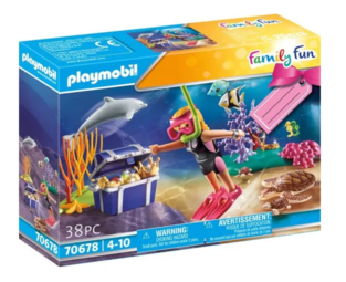 Playmobil  Gift Set Δύτρια με Σεντούκι Θησαυρού - 70678