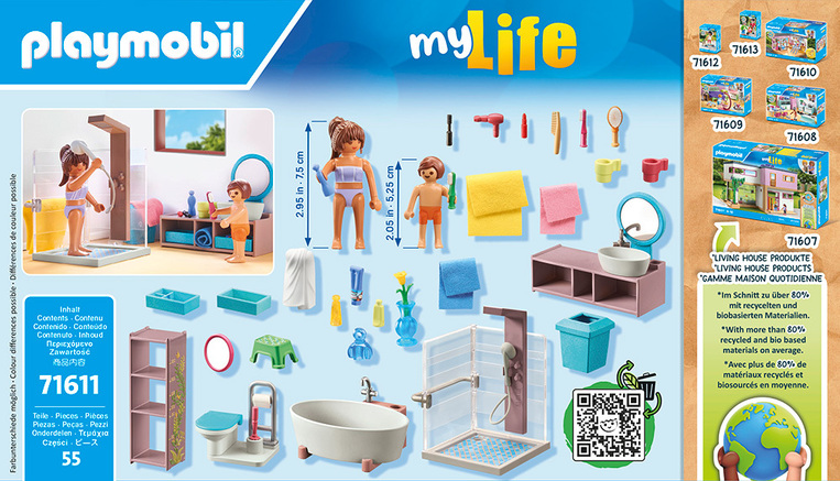 Playmobil My Life Μοντέρνο Μπάνιο - 71611