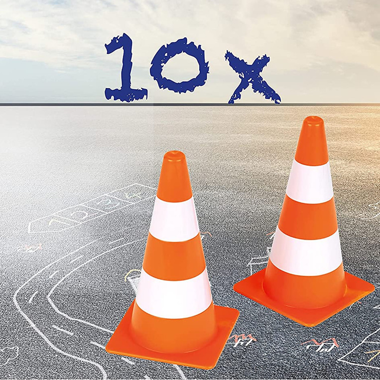 Klein Σετ 10 Σταθερών Πλαστικών Κώνων - KL2946