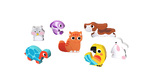 Tooky Toy Ξύλινο Παιδικό Puzzle Σφηνώματα Κατοικίδια 7pcs - TH635