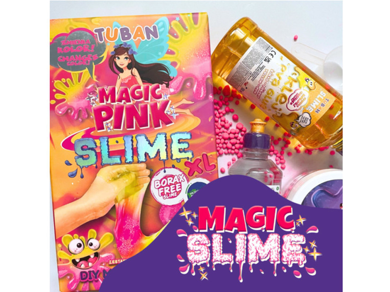 Tuban Κατασκευή DIY Slime Σετ Magic Pink XL - TU3569