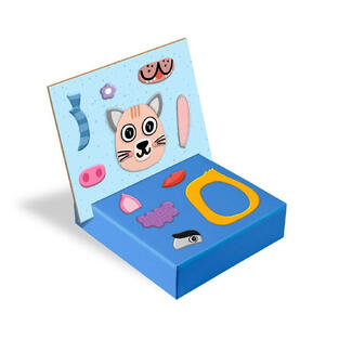 Dodo Toys Μαγνητικό Εκπαιδευτικό Παιχνίδι "Πρόσωπα Ζώων" Mε 77 Μαγνήτες - 200209