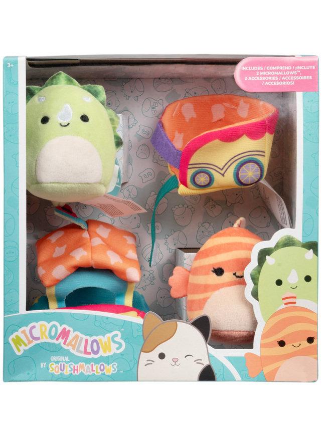 Squishmallows Micromallows Σετ Παιχνιδιού 4τμχ Λούτρινα - SQMM0015