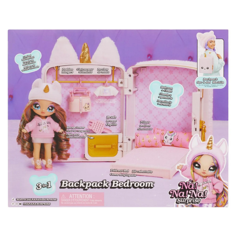Νa! Νa! Νa! Surprise-Backpack Playset 3 ΣΕ 1 Unicorn Britney Sparkles - 592358EUC