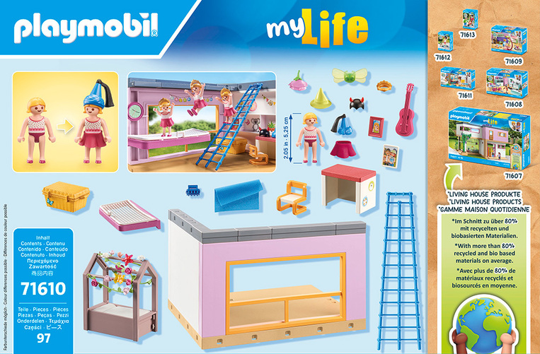 Playmobil My Life - Μοντέρνο Παιδικό Δωμάτιο - 71610