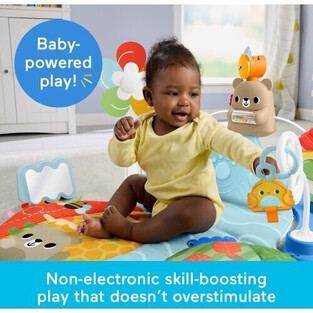 Fisher Price Γυμναστήριο Με Περιστρεφόμενο Λουλούδι 3 Σε 1 - HYR60