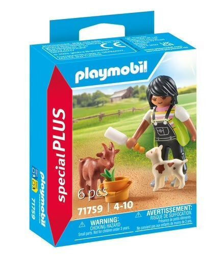 Playmobil Specialplus Γυναίκα Με Κατσικάκια - 71759