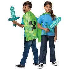 Minecraft Sword & Cape Set Creeper - DSG156239