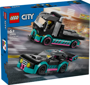 Lego City Race Car & Car Carrier Truck - 60406