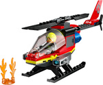 Lego City Fire Rescue Helicopter - 60411