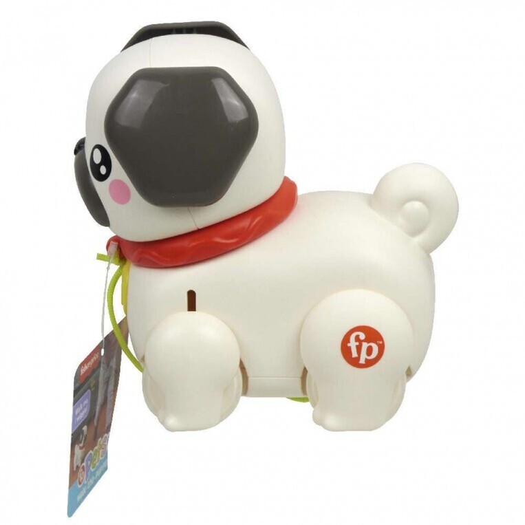 Fisher-Price Pets Συρόμενο Σκυλάκι Pug - HTW94