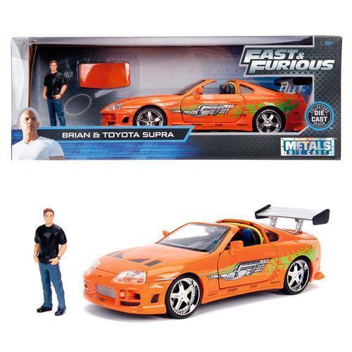 Jada Toys Brian’s Toyota Supra Fast and Furious  And Figure 1:24 - 253205001