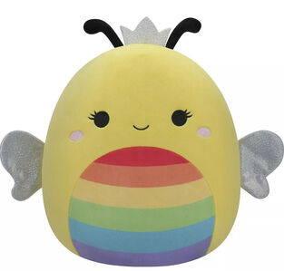 Squishmallows Λούτρινο Sunny Rainbow Honey Bee - SQCR00938