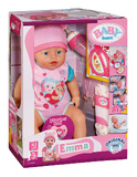 Baby Born Emma Διαδραστική Κούκλα Με Αξεσουάρ 43Cm - 834800-116724