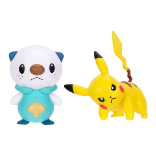 Pokemon Σετ με 2 Φιγούρες Μάχης First Partner Oshawott & Pikachu - PKW4068