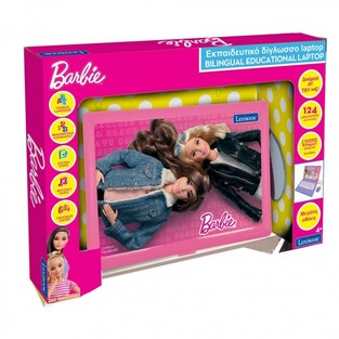 Lexibook Eκπαιδευτικό Δίγλωσσο Laptop Barbie - JC598BBI8