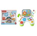 Fisher-Price Littlest Gamer Tummy Wedge Sensory Time Babytoy For Birth And Up - HGB89