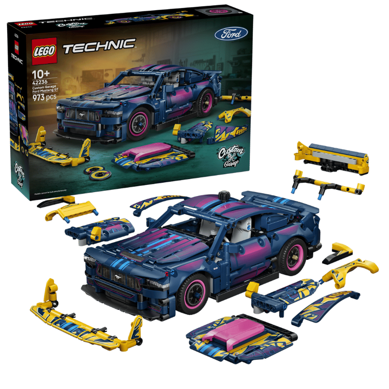 LEGO Technic Custom Garage Ford Mustang GT Car - 42236