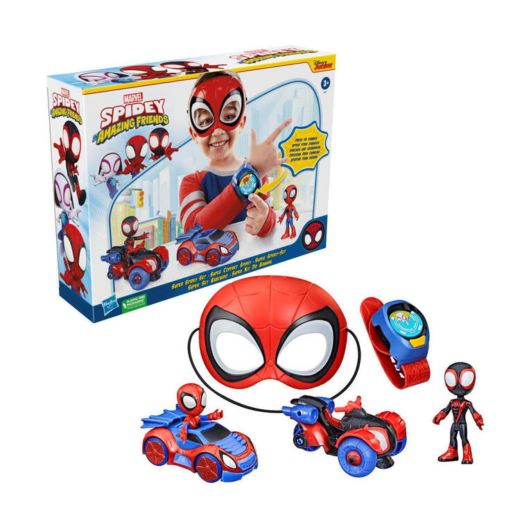 Spidey And His Amazing Friends Role Play Vehicle Bundle - F6691