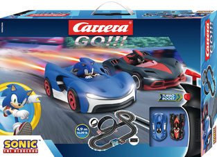 Carrera GO!!! Slot Set: Sonic the Hedgehog 4.9m – 1:43 Slot Racing System - 20062566