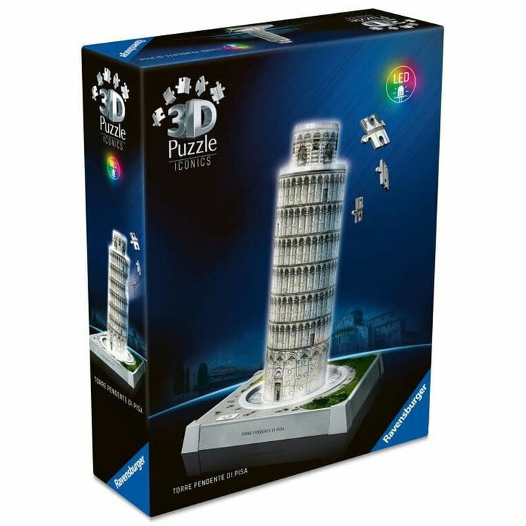 Ravensburger Πάζλ 3D Led Κεκλιμένος Πύργος Της Πίζας 231 Τμχ - 12008028