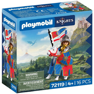 Playmobil Αρχηγός Λεοντόκαρδων Ιπποτών Με Άλογο - 72119