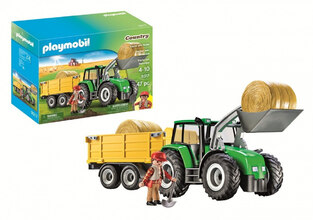 Playmobil Country Τρακτέρ Με Ρυμουλκόμενη Καρότσα - 9317