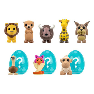 Adopt Me Roblox Σετ 5 φιγούρες Mystery Pets 5εκ W2 Και Αυγό Éκπληξη Animal Life - AME0018