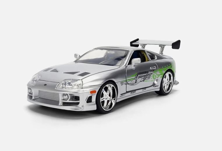 Fast & Furious Diecast Vehicle 1:24 25th Anniversary Brian's Toyota Supra - 9336805