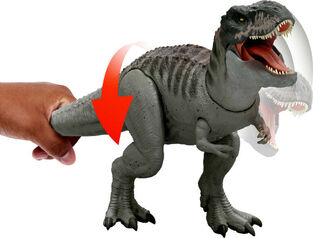 Jurassic World Rebirth T-Rex Με Επαναλαμβανόμενο Δάγκωμα Και Ήχους - JCH02