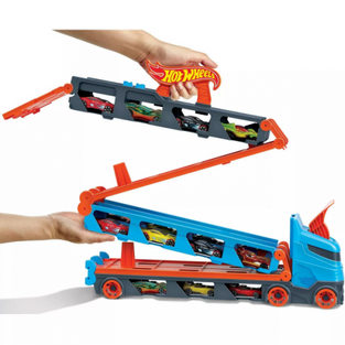 Hot Wheels Νταλίκα Πίστα 2σε1 - GVG37