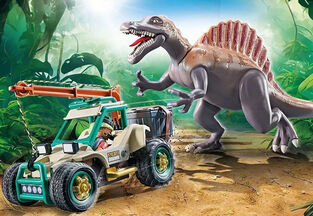 Playmobil Dinos Επίθεση Σπινόσαυρου Στο Εξερευνητικό Όχημα - 71820