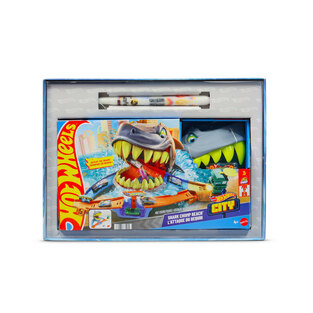 Παιχνιδολαμπάδα Hot Wheels City Shark Chomp Beach - JHL96L