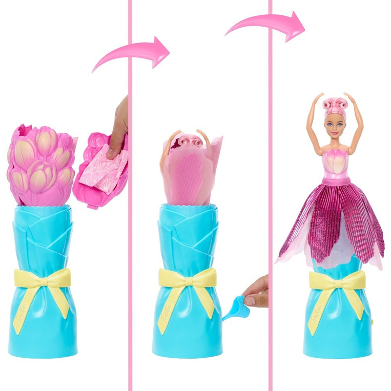 Παιχνιδολαμπάδα Barbie Petal Pop Ροζ Τουλίπα - JMF57L