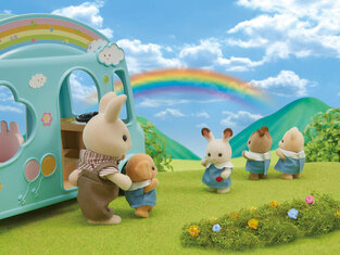 Sylvanian Families Χαρούμενο Σχολικό Λεωφορείο - SF5317