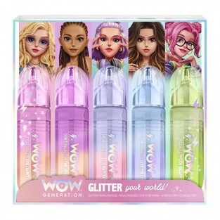 WOW Generation Glitter Highlighters Markers 5 Colors - WOW00177