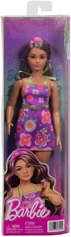 Barbie Fashionistas Doll In Floral Halter Dress #244 - JJN57